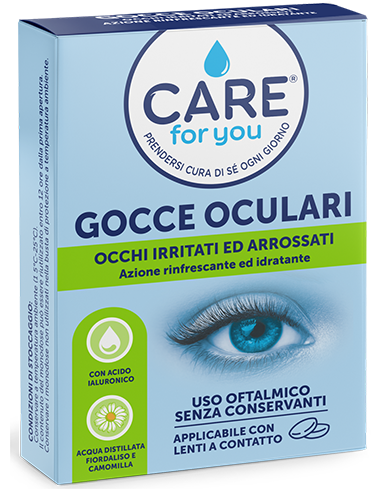 CARE FOR YOU SOLUZIONE UNICA DISINFETTA, CONSERVA, PULISCE, IDRATA,  LUBRIFICA, RISCIACQUA LE LENTI A CONTATTO 100 ML - PiùMe